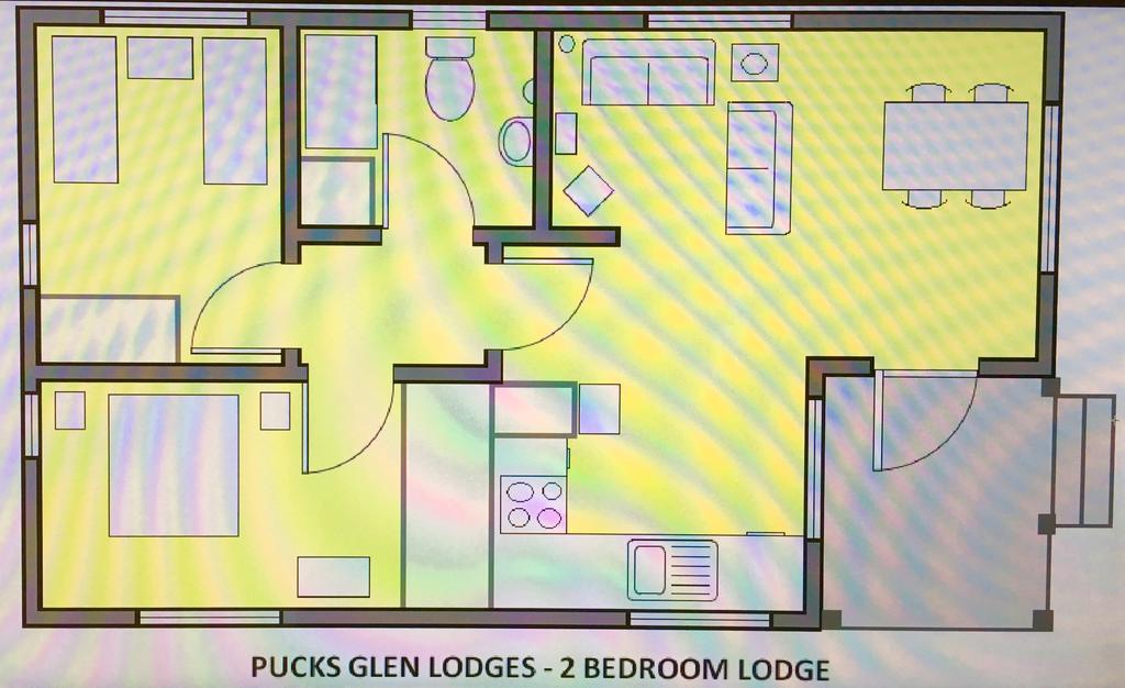 Pucks Glen Lodges, Rashfield, By 다눈 외부 사진